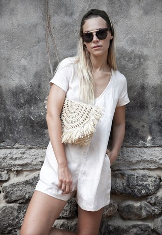 SUMBA RAFFIA CLUTCH