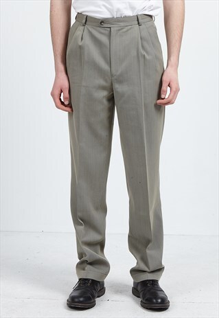VINTAGE GREY TROUSERS BOTTOMS