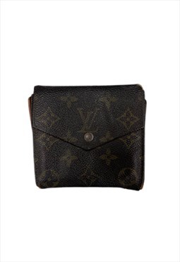 Authentic Louis Vuitton vintage brown monogram wallet 