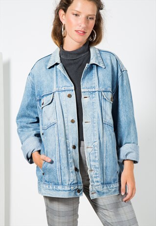 VINTAGE 80S WRANGLER DENIM JACKET / S0283