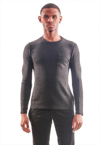 LONG SLEEVE T-SHIRT - GREY