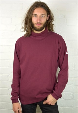 VINTAGE 90'S LONSDALE ROLL NECK TOP