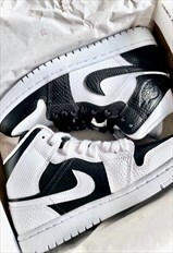 Nike Custom Jordan 1 Asymmetric Black & White