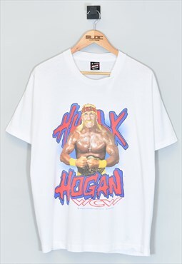Vintage 1994 Hulk Hogan WCW T-Shirt White XLarge