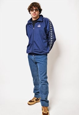 90s KAPPA vintage track jacket mens navy blue 90s Y2K