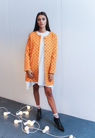 YELLOW DOTS COAT