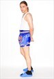VINTAGE 00S THAI BOXING SHORTS IN BLUE