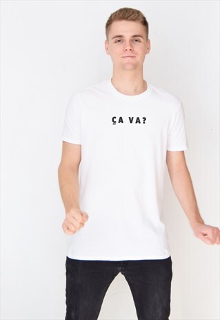 WHITE CA VA? T-SHIRT