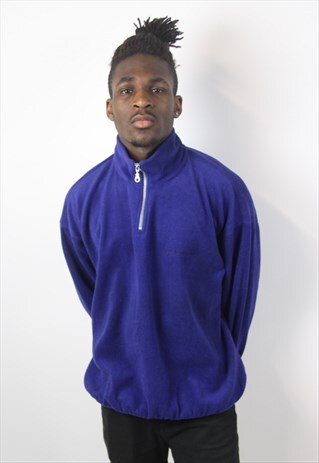 VINTAGE SERGIO TACCHINI FLEECE 1/4 ZIP JUMPER