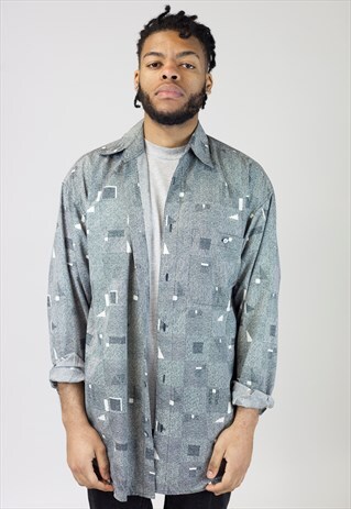VINTAGE 90S PATTERNED SHIRT