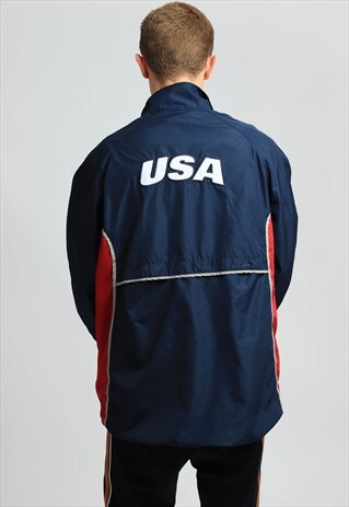 VINTAGE NIKE 1/4 ZIP SHELL JACKET