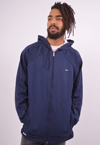 VINTAGE NIKE HOODIE SWEATER NAVY BLUE
