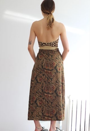 PRINTED LONG SKIRT