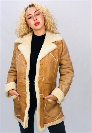 VINTAGE SHEEP SKIN COAT