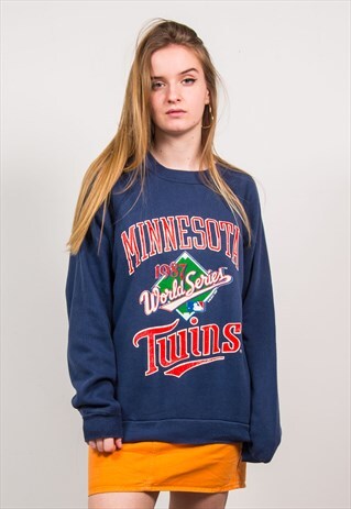 VINTAGE 90'S MINNESOTA TWINS BASEBALL SWEATSHIRT