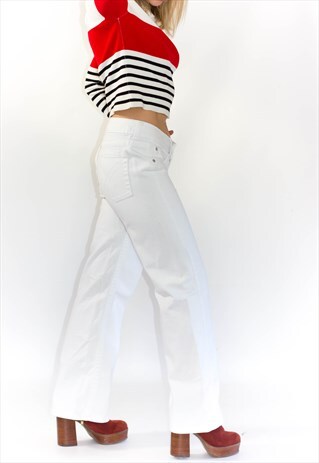 90'S DENIM WIDE LEFLARE JEANS