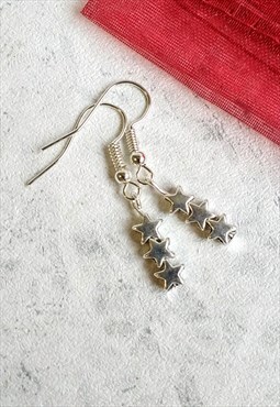 Handmade Mini Star Cluster Drop Earrings