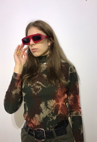 VINTAGE 90'S NEW BEAUTIFUL RED UNISEX SUNGLASSES