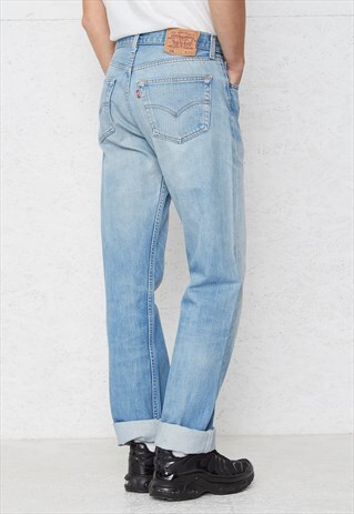 VINTAGE BLUE LEVI'S 501 FIT DENIM JEANS