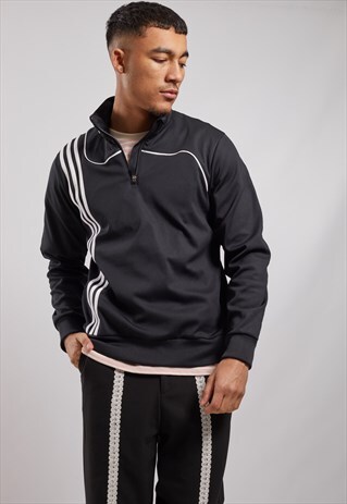 VINTAGE ADIDAS 1/4 ZIP TRACK JACKET