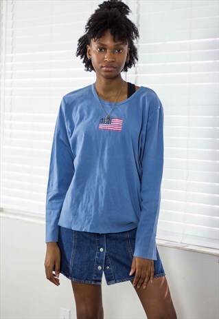 VINTAGE TOMMY HILFIGER T-SHIRT LOGO 90S XL 8.1
