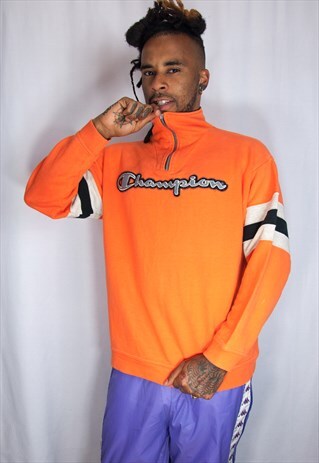RARE CHAMPION EMBROIDED VINTAGE SWEATER