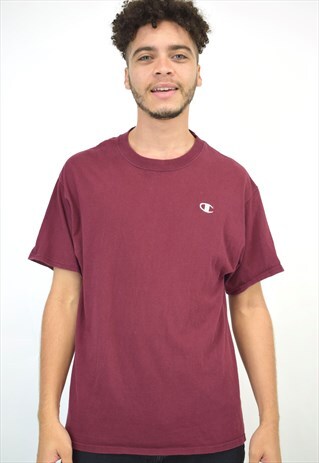 VINTAGE 90S CHAMPION MAROON TEE