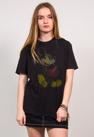 MICKEY MOUSE BLACK T-SHIRT
