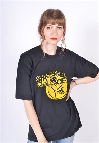 VINTAGE ADIDAS T-SHIRT BLACK