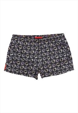 y2k PRADA printed swim trunks shorts linea rossa
