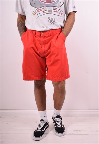 POLO RALPH LAUREN MENS VINTAGE SHORTS W36 RED 90S