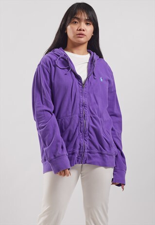 VINTAGE RALPH LAUREN ZIP-UP HOODIE