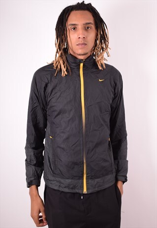 NIKE MENS VINTAGE JACKET LARGE BLACK 90S