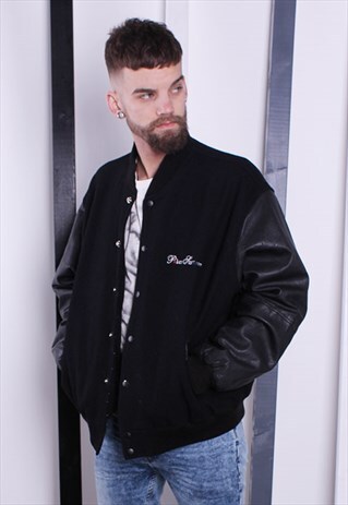 VINTAGE 90S VARSITY BOMBER JACKET. AMERICAN/ USA JACKET
