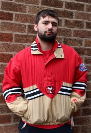 VINTAGE SAN FRANSISCO 49ERS NFL STARTER JACKET