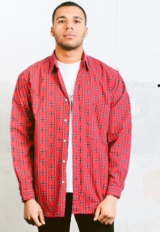 VINTAGE AZTEC PATTERN SHIRT