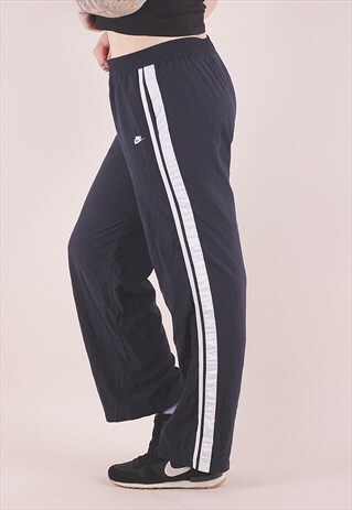 VINTAGE NIKE BLACK JOGGERS TRACKSUIT BOTTOMS /AB11027