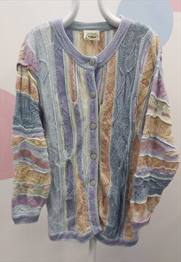 Pure New Wool Aklanda Australia Patterned Cardigan