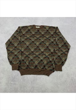 Vintage Knitted Jumper Men's XL