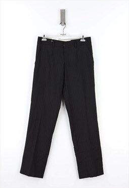 Dolce & Gabbana Stripes Classic Trousers in Black - 48