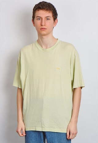 VINTAGE 90'S KAPPA LOGO PASTEL GREEN T-SHIRT