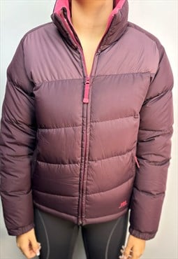 ntage Helly Hansen womens  puffer jacket in maroon