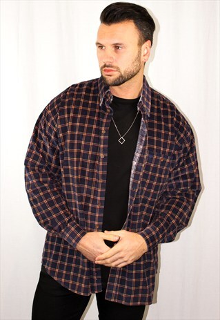 VINTAGE PLAID CORDUROY SHIRT