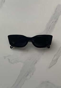 BOO DESIGNED Black Oversized Cat Eye Sunglasses