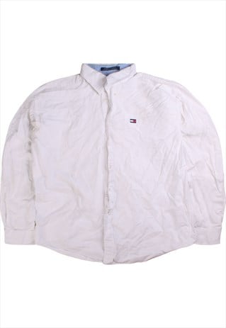 Vintage  Tommy Hilfiger Shirt Plain Long Sleeve Button Up