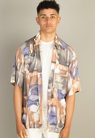 VINTAGE PATTERN SHIRT PTS346