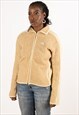 VINTAGE COOGI FULL ZIP JUMPER WOMEN'S BEIGE