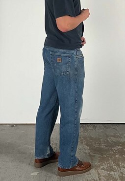 Vintage Carhartt Jeans Men's Dark Blue