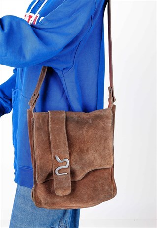 VINTAGE LEATHER CROSSOVER BAG SB30