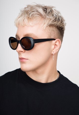 LIL KIM ROUND RETRO SUNGLASSES
